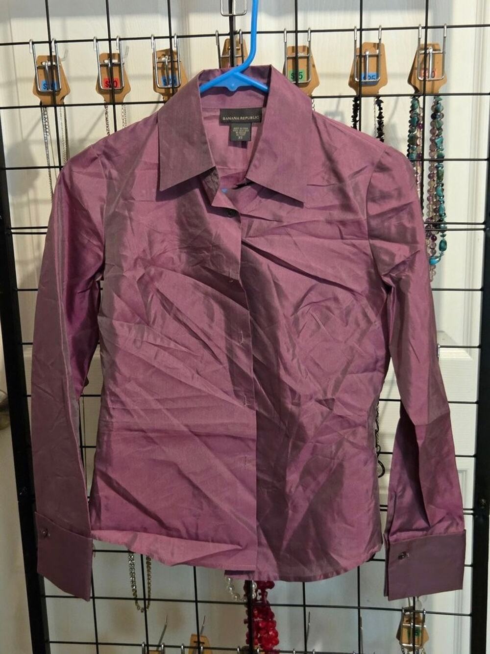 Banana Republic Women's Silk Shirt XS